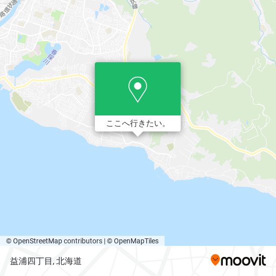 益浦四丁目地図