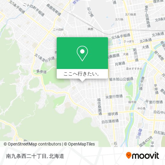 南九条西二十丁目地図