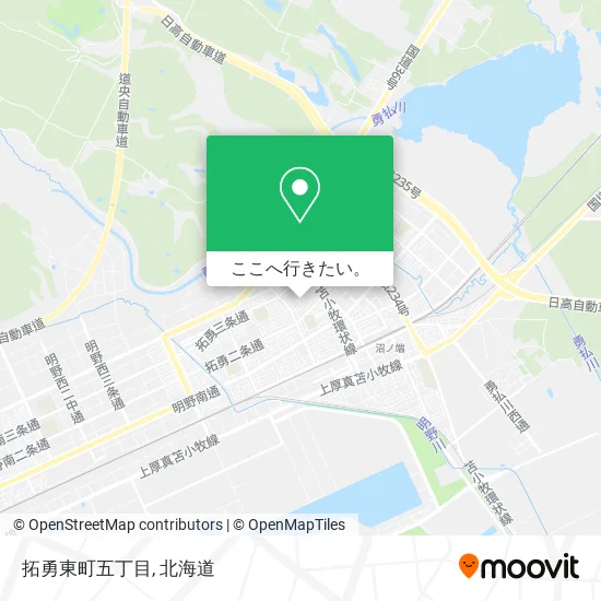 拓勇東町五丁目地図