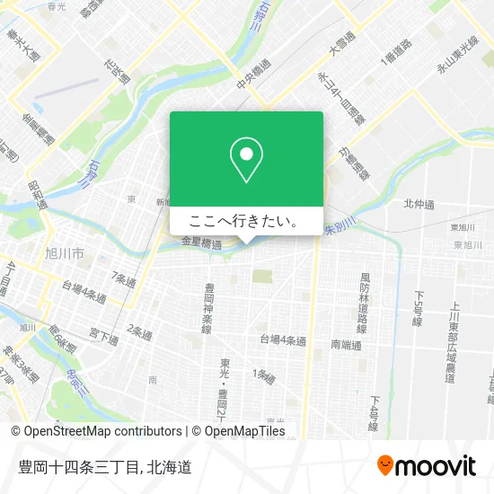 豊岡十四条三丁目地図