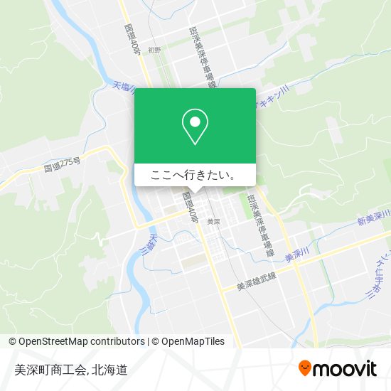 美深町商工会地図