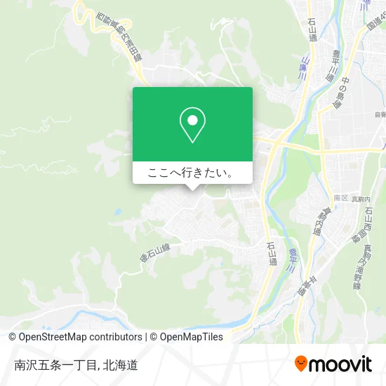 南沢五条一丁目地図