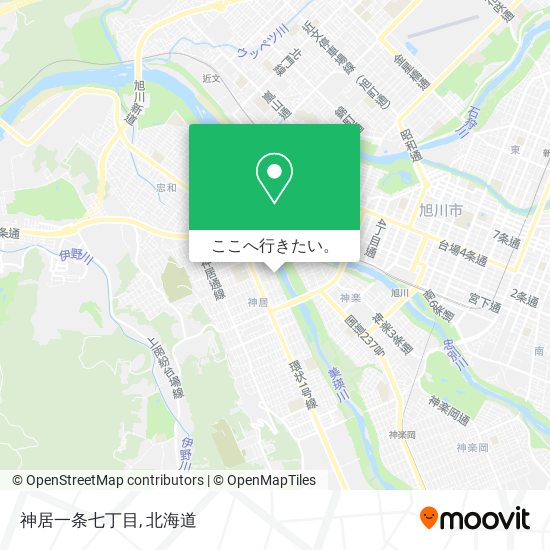 神居一条七丁目地図