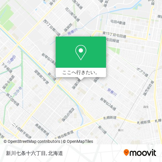 新川七条十六丁目地図