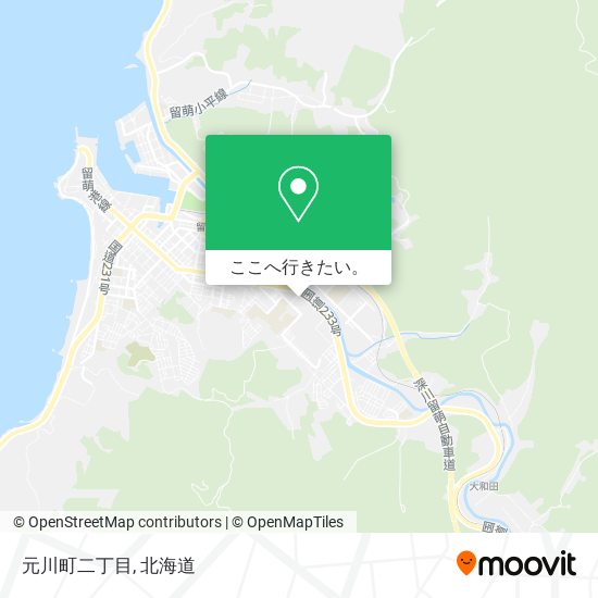 元川町二丁目地図