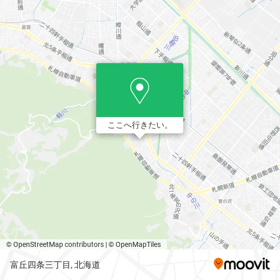 富丘四条三丁目地図