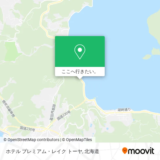 ホテル プレミアム・レイク トーヤ地図