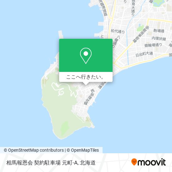 相馬報恩会 契約駐車場 元町-A地図