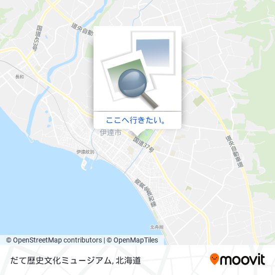 だて歴史文化ミュージアム地図