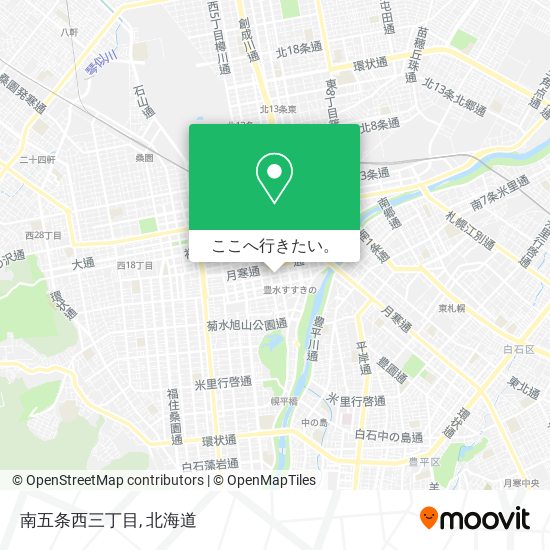 南五条西三丁目地図