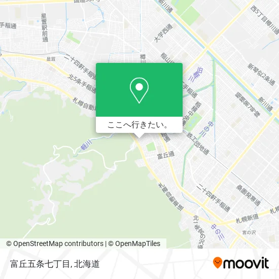 富丘五条七丁目地図