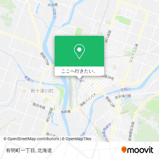 有明町一丁目地図