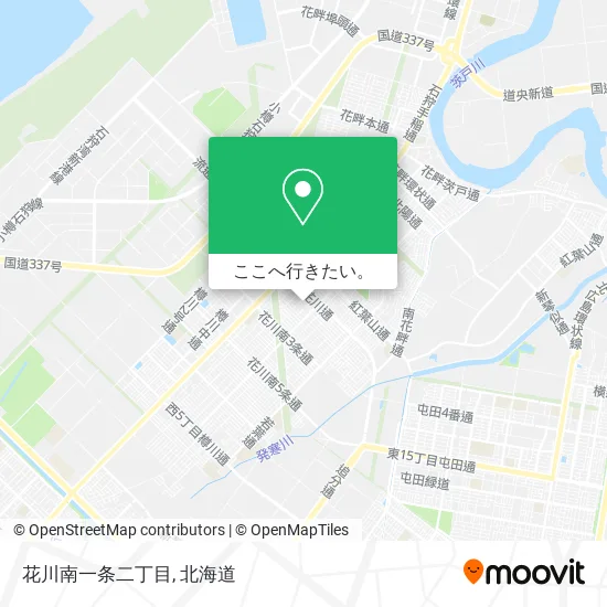 花川南一条二丁目地図