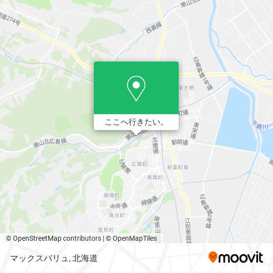 マックスバリュ地図