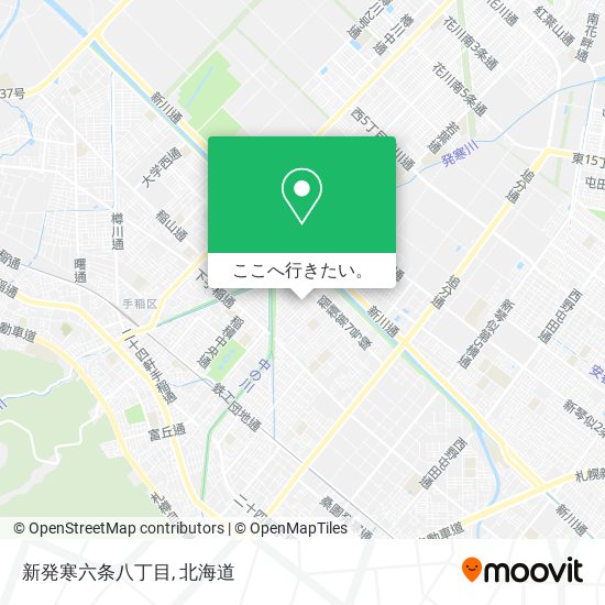 新発寒六条八丁目地図