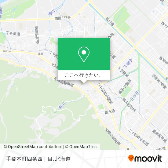 手稲本町四条四丁目地図