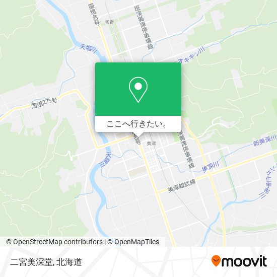 二宮美深堂地図