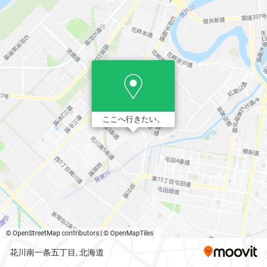 花川南一条五丁目地図