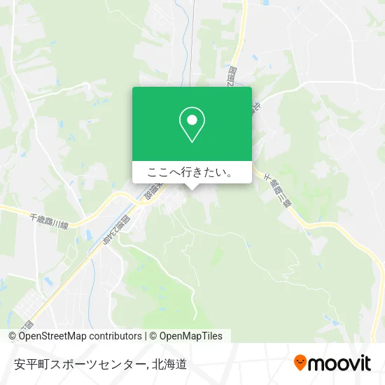 安平町スポーツセンター地図