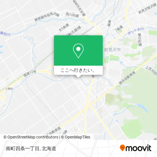 南町四条一丁目地図