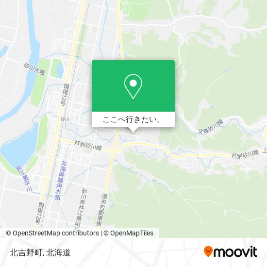北吉野町地図