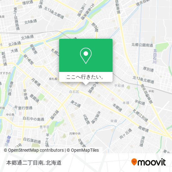 本郷通二丁目南地図