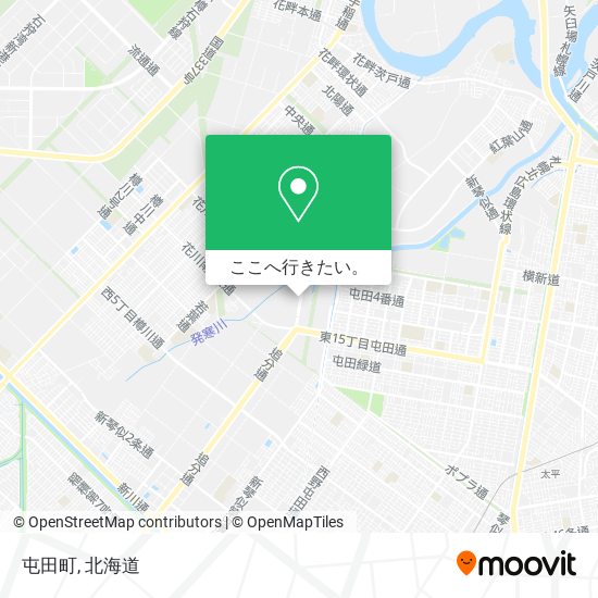 屯田町地図