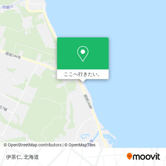 伊茶仁地図