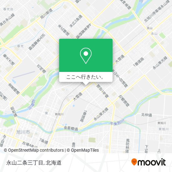 永山二条三丁目地図