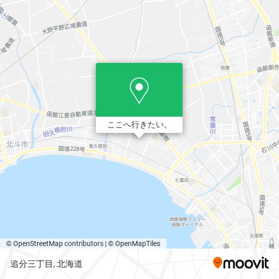 追分三丁目地図
