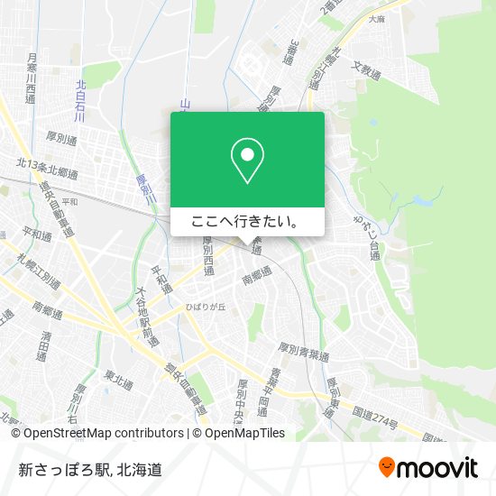 新さっぽろ駅地図