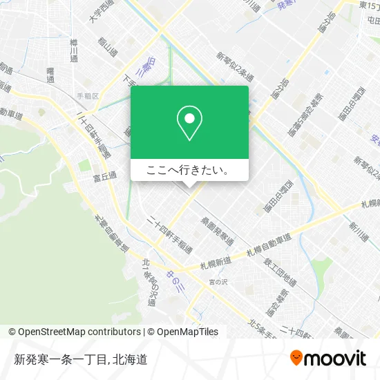 新発寒一条一丁目地図