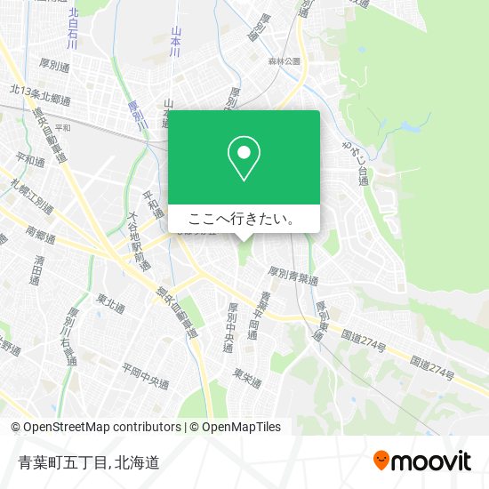 青葉町五丁目地図