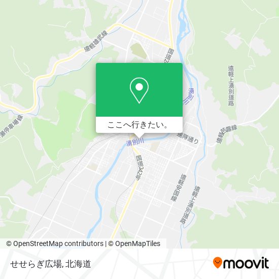 せせらぎ広場地図