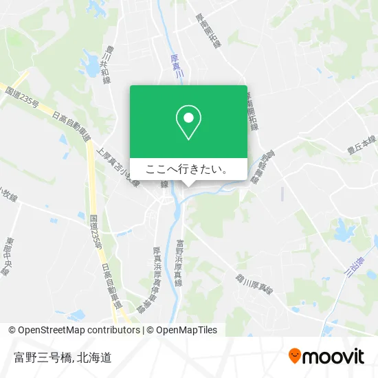 富野三号橋地図