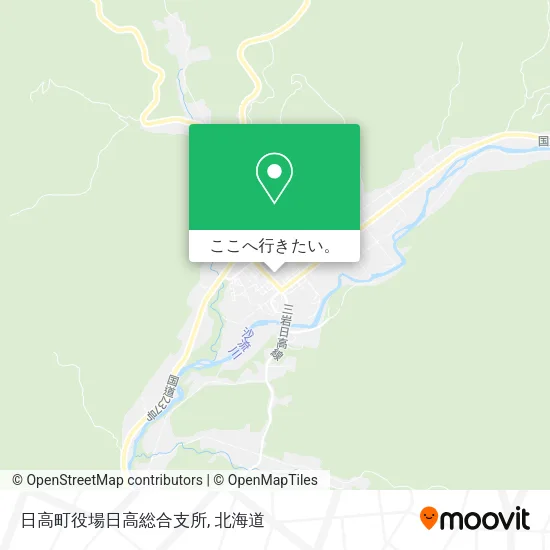 日高町役場日高総合支所地図