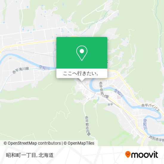 昭和町一丁目地図