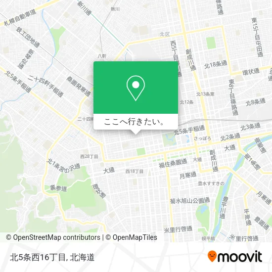 北5条西16丁目地図