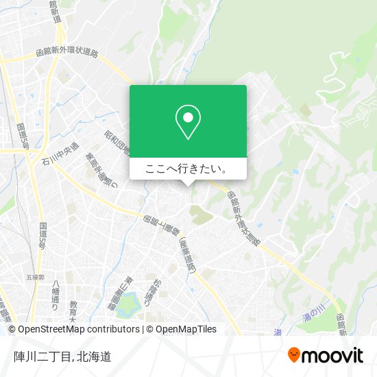 陣川二丁目地図