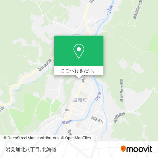 岩見通北八丁目地図