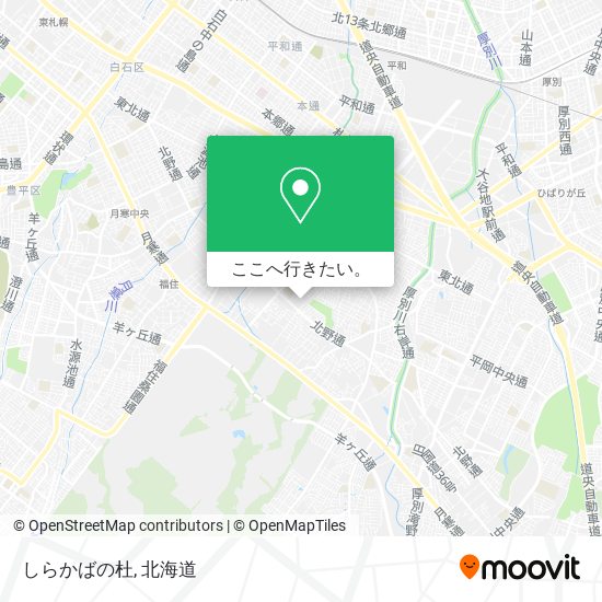 しらかばの杜地図