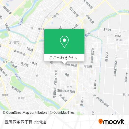 豊岡四条四丁目地図