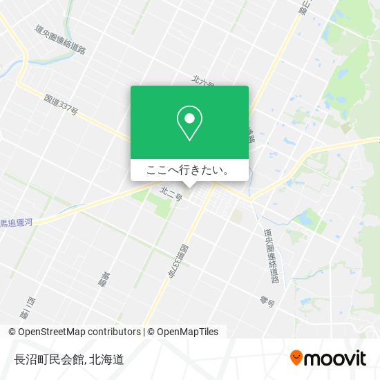 長沼町民会館地図
