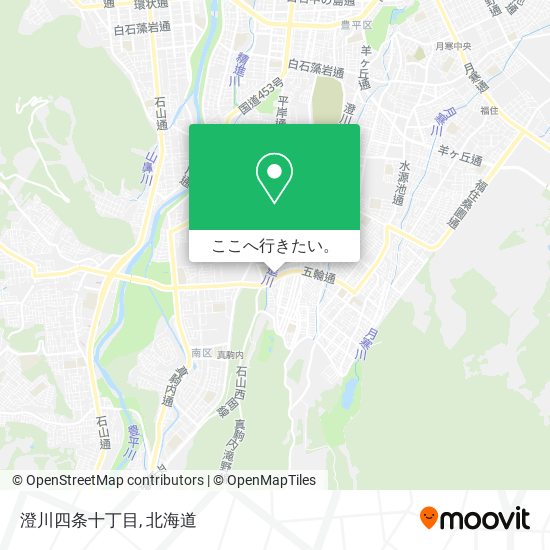 澄川四条十丁目地図