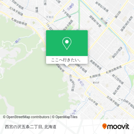 西宮の沢五条二丁目地図