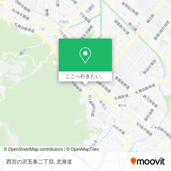 西宮の沢五条二丁目地図