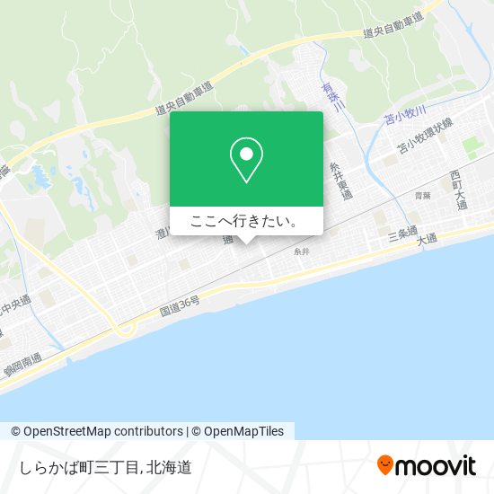 しらかば町三丁目地図