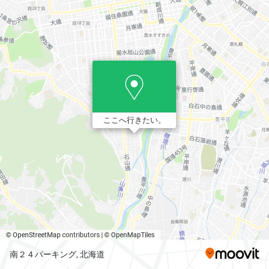 南２４パーキング地図