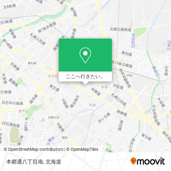 本郷通八丁目南地図