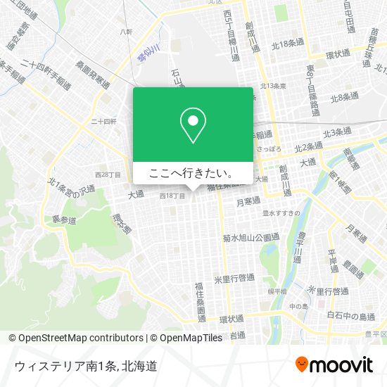 ウィステリア南1条地図